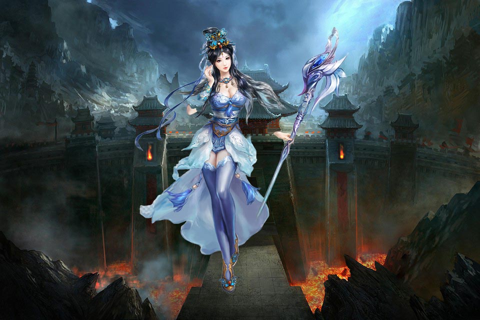 就在这时，绝对舞力牵起了虞妲的小手，两人并肩在T台上，迈着轻盈的步伐，走向了尽头。