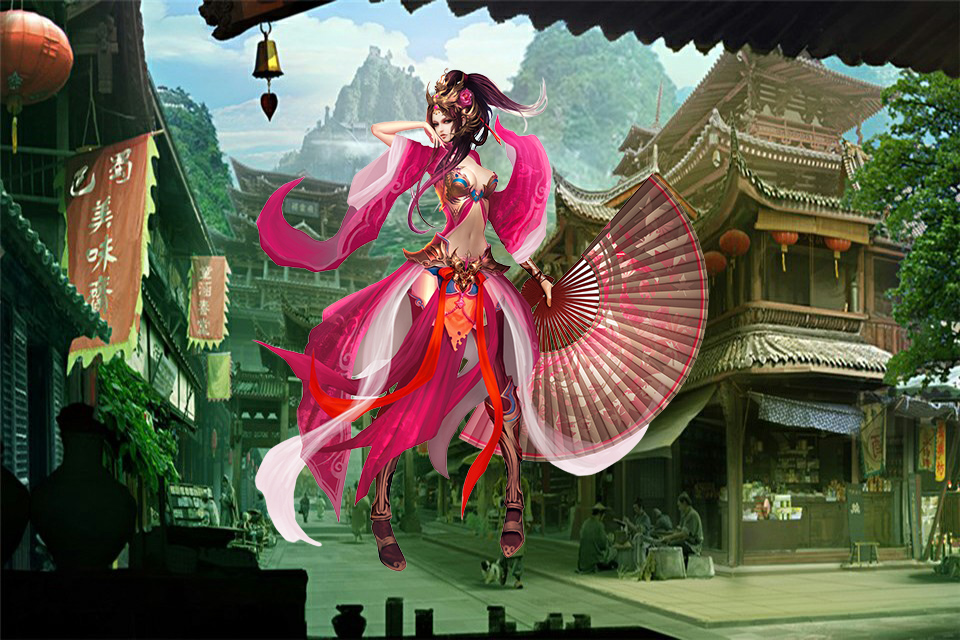 商场人流量不多,但是也有客人。他们逛商场,买东西吃饭的时候,也看到了画报。